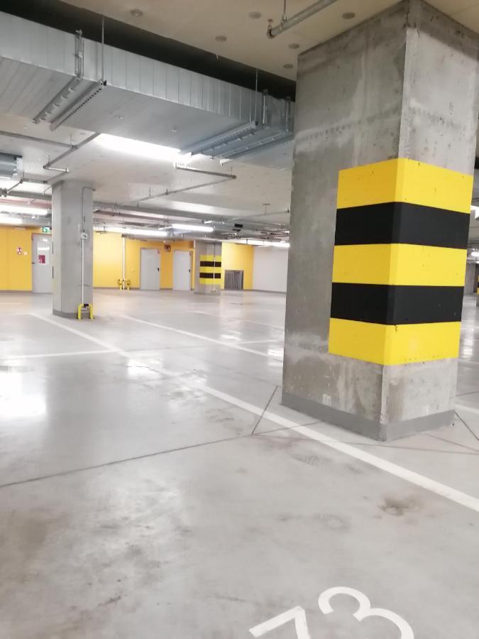 Szczecin Hanza Tower Apartment-Basen Buitenkant foto