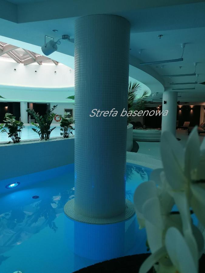Szczecin Hanza Tower Apartment-Basen Buitenkant foto